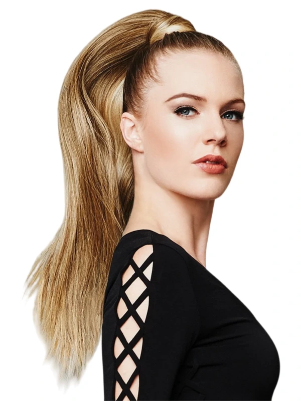 custom wrap around ponytail development