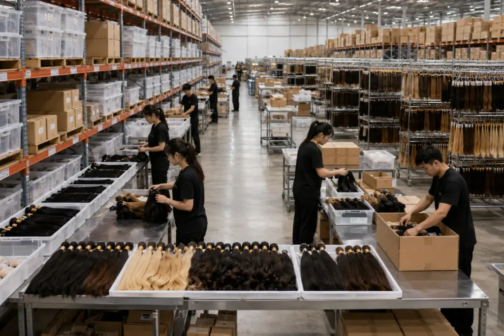 hair extension factory