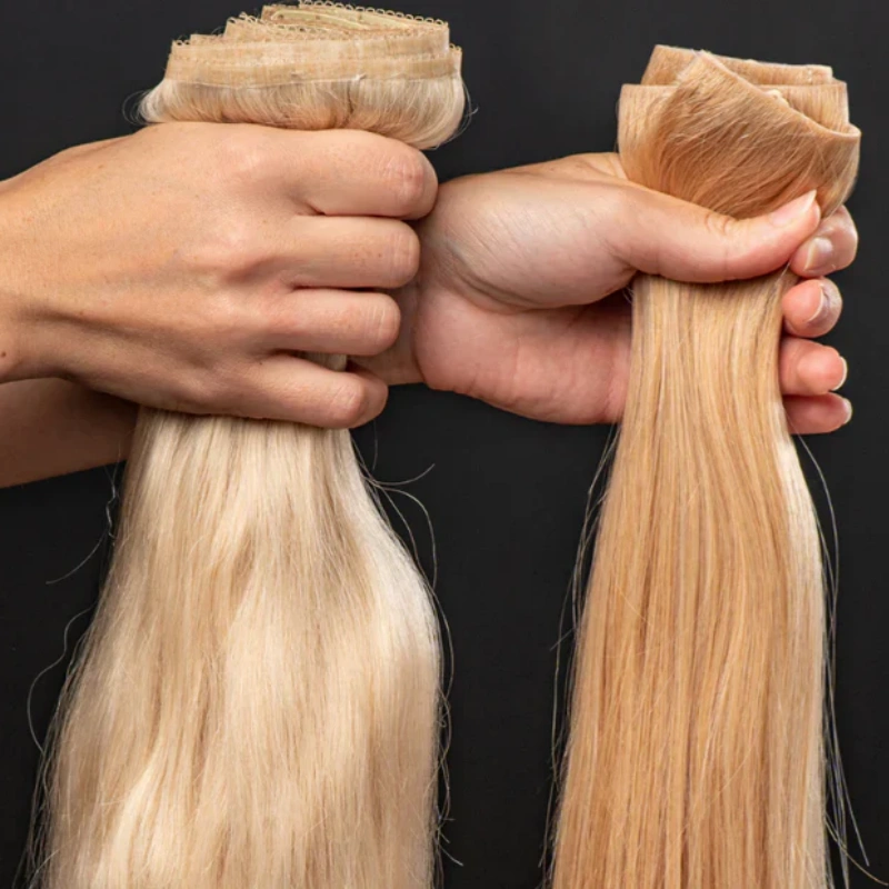 human vs synthetic hair extensions