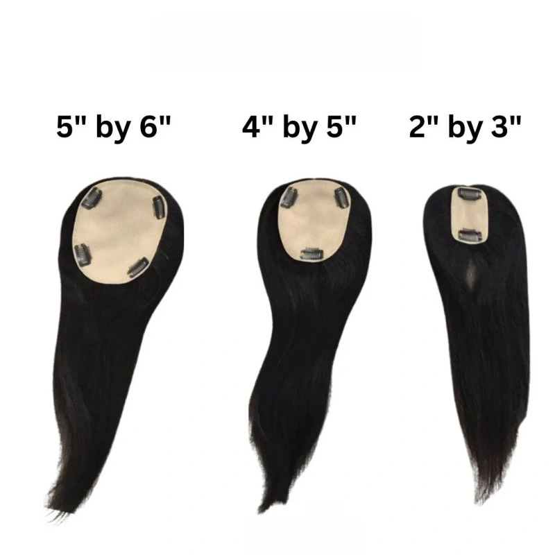 mono hair topper sizes