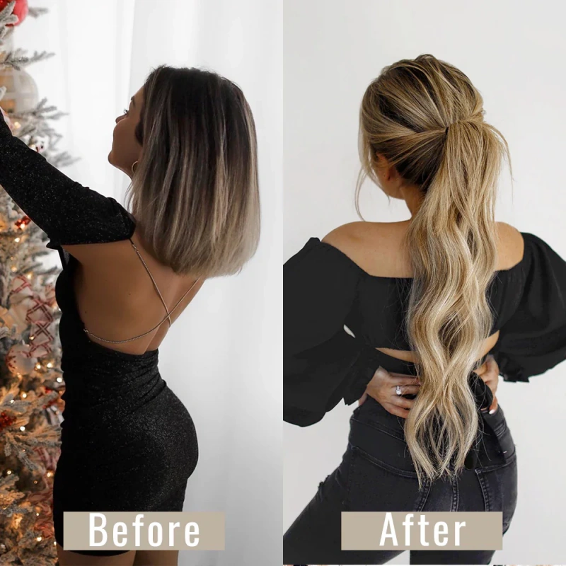 permanent hair extensions for short hair