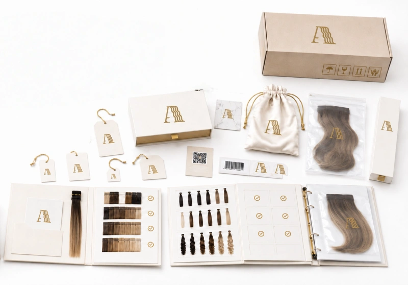 private label custom packaging oem odm hair extensions