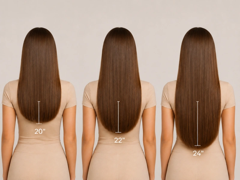 20 vs 22 vs 24 inch hair