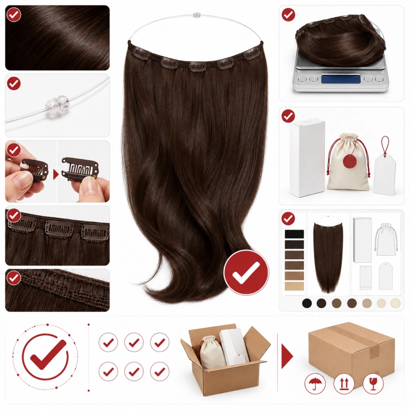approve the wire clips and hair as one product