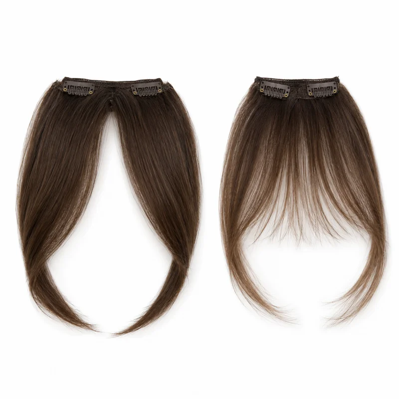 curtain and wispy clip in bangs