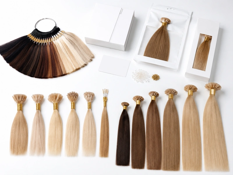 customize your keratin hair extensions
