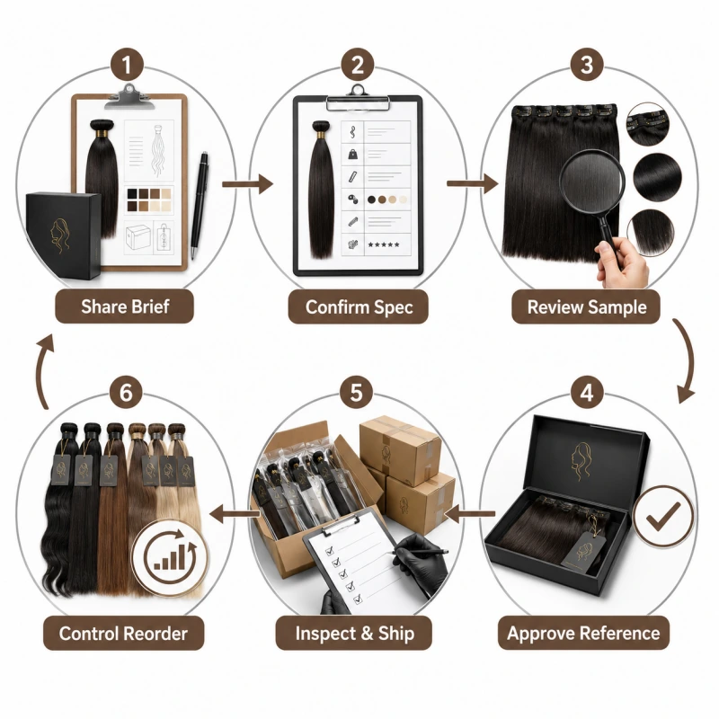 from product brief to approved bulk order