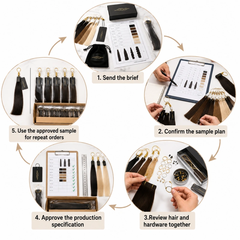 from sample brief to repeat production