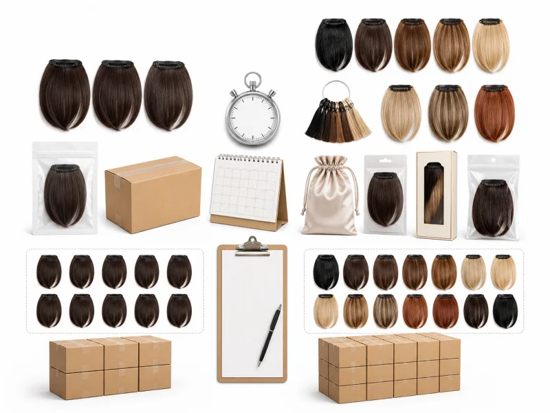 moq samples lead time and packaging