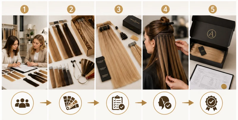 oem odm hair extension services