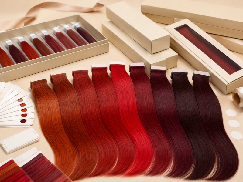 red tape in hair extensions built for wholesale programs