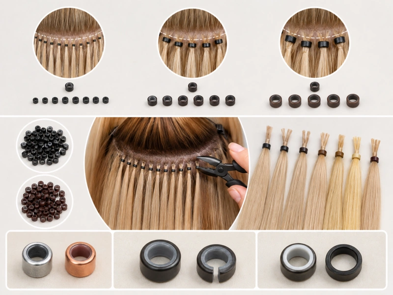 choose the ring size material and lining as one system