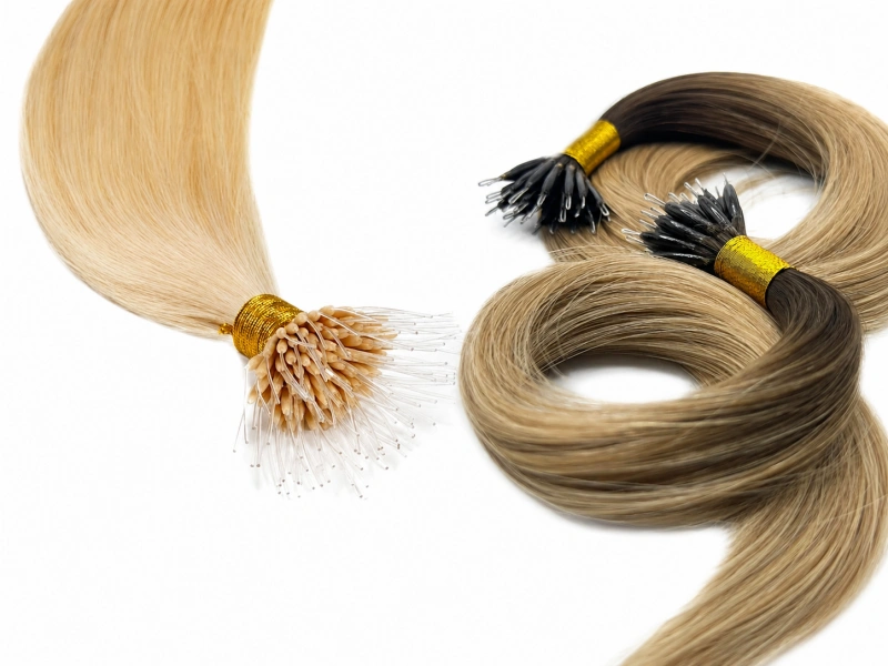 how alpha nano ring hair extensions are constructed